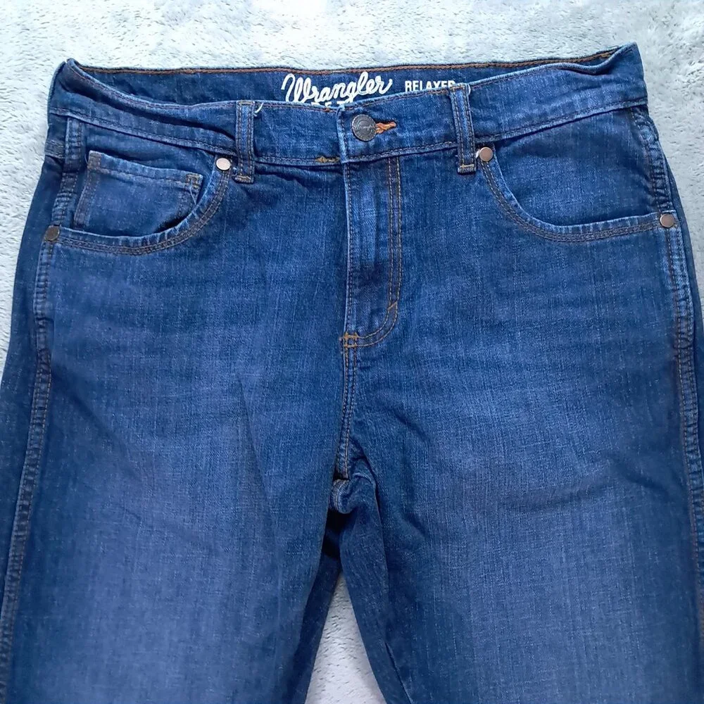Wrangler Retro Jean Men 33x29, Tag 32x30 Relaxed Boot Cut Blue Denim 10WRT20JH